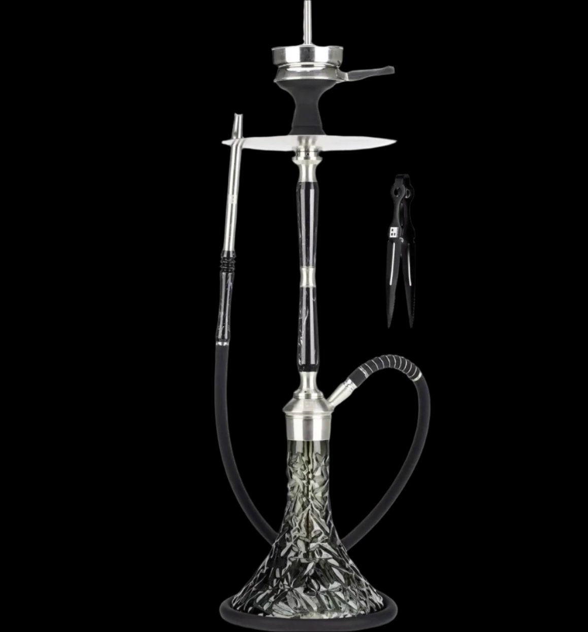 Mantis Hookah Black