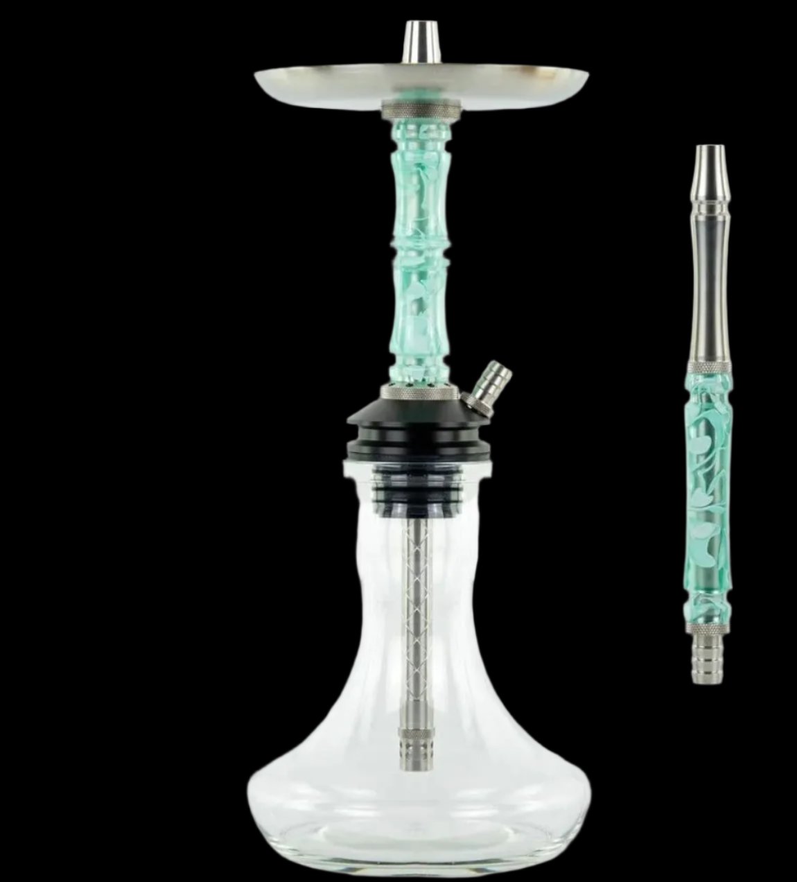 Moze Breeze Two Shisha Pipe Wavy Mint